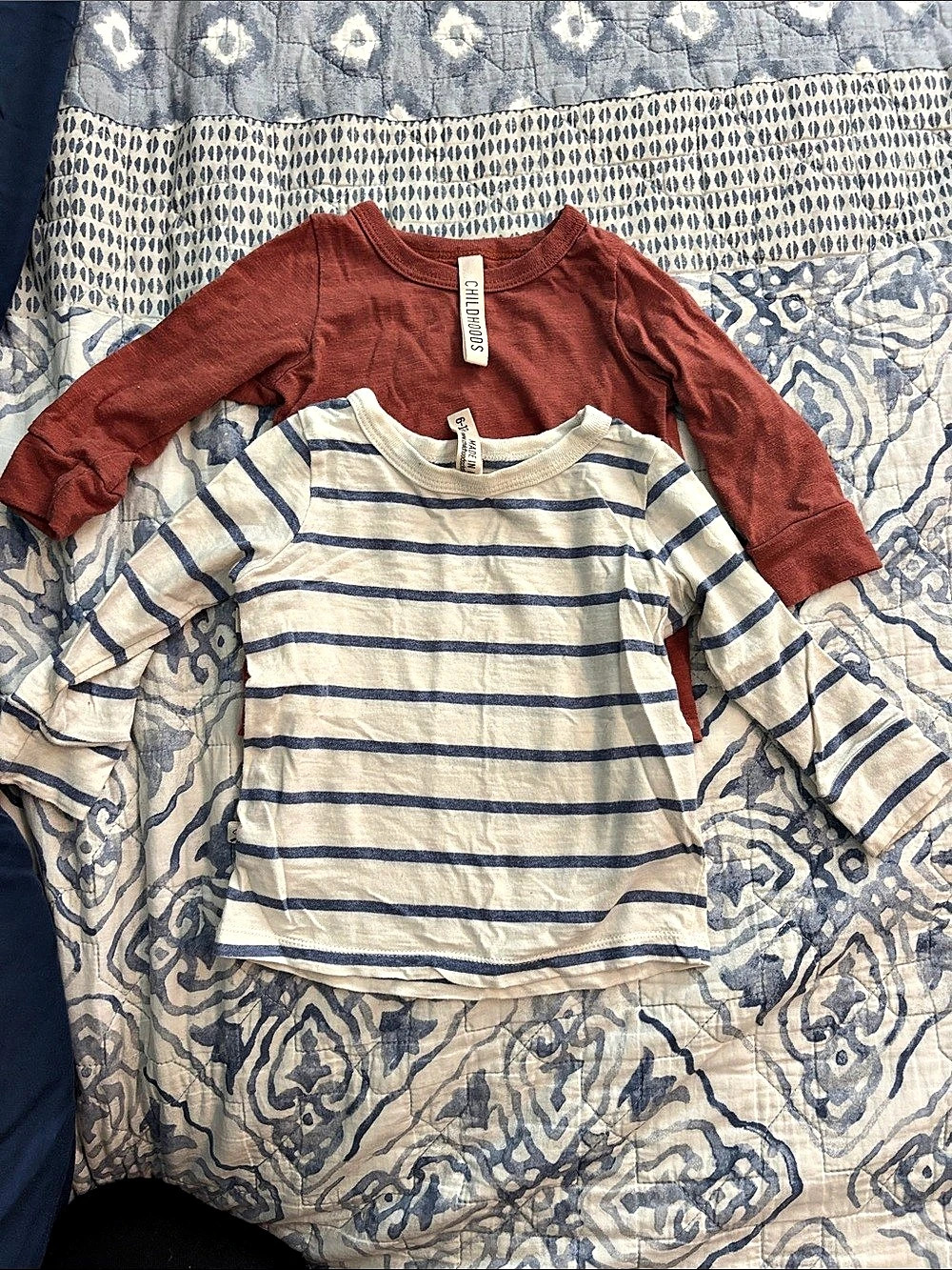 Childhoods Clothing Long Sleeve tees 6-12 months